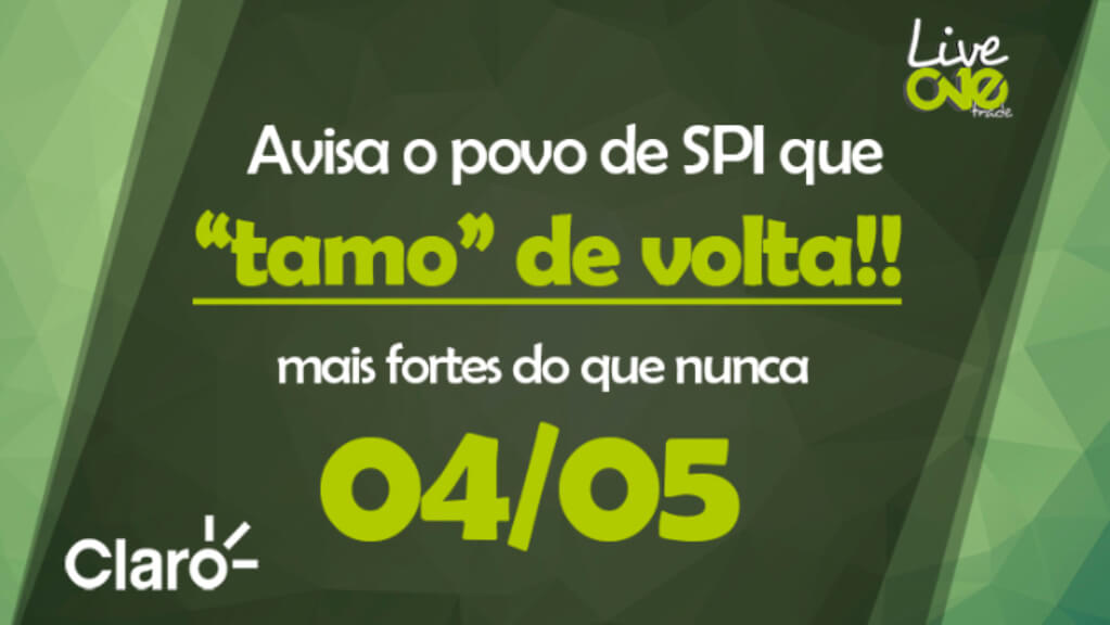 Avisa o povo que voltamooos!!